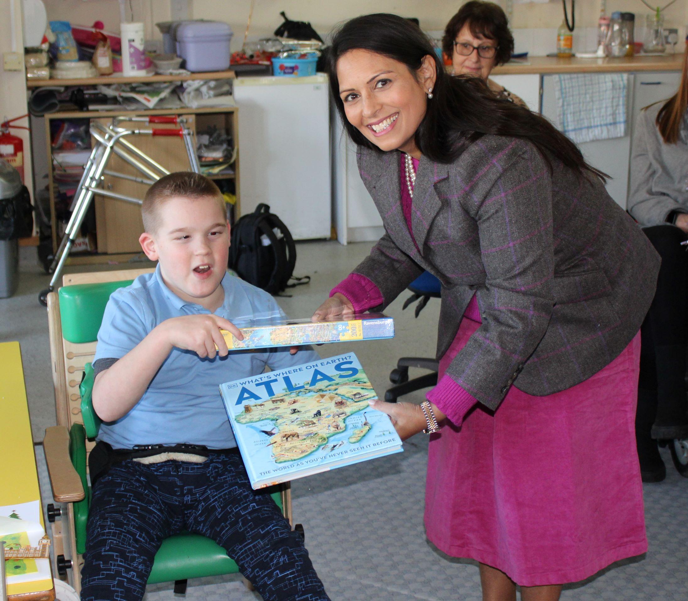 Priti Patel MP Leads The Prize Giving For Her 2022 Schools Christmas ...