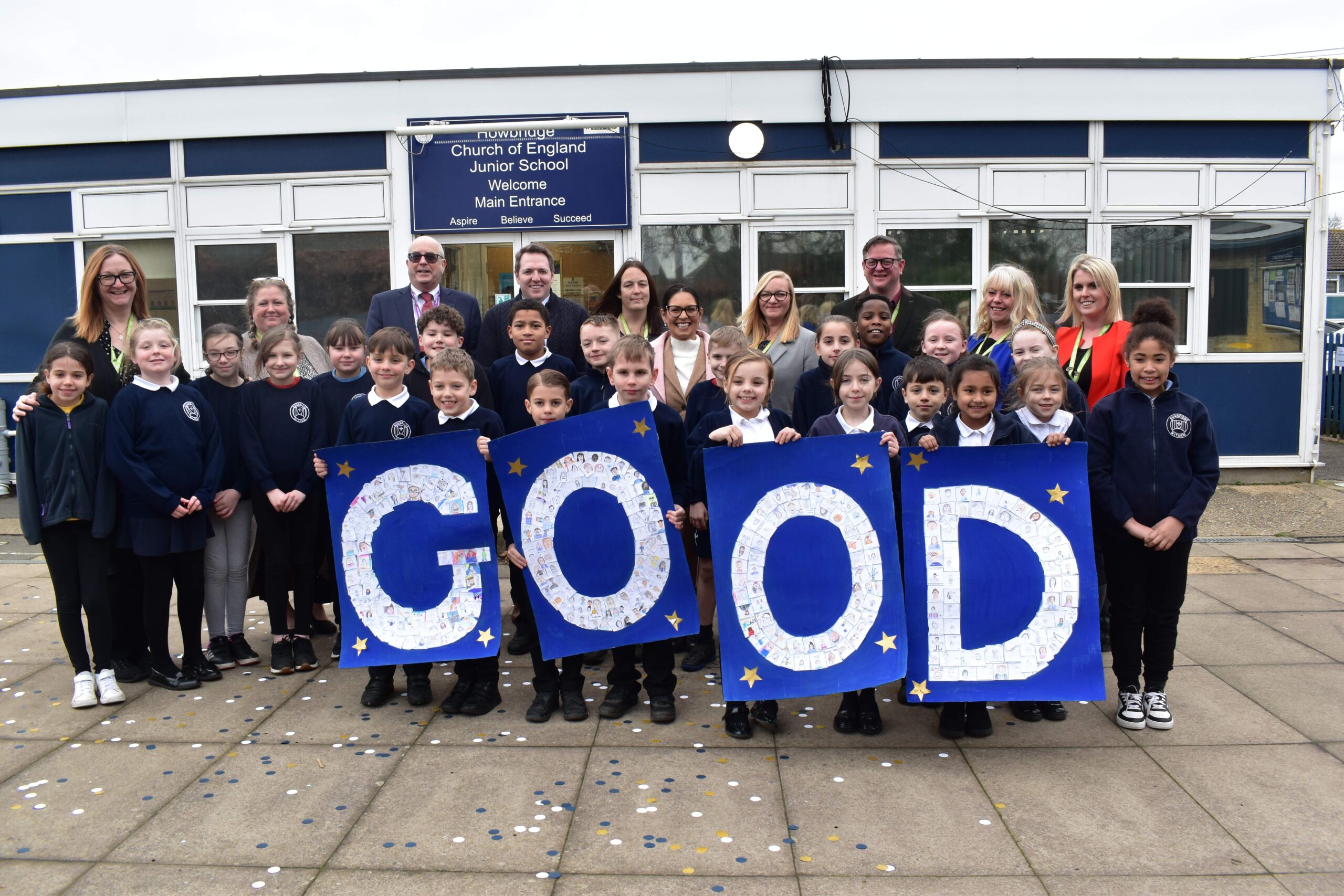 Priti Celebrates With Local School Over Ofsted Result - Rt. Hon Priti ...