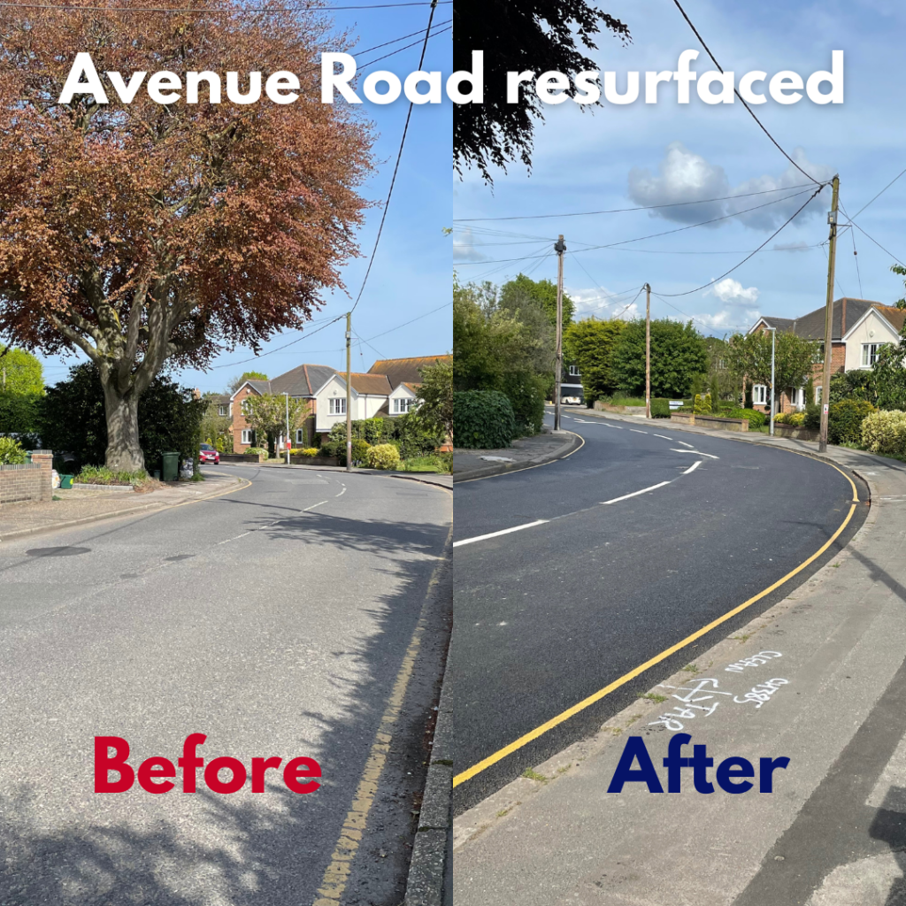 Avenue Road resurfaced!