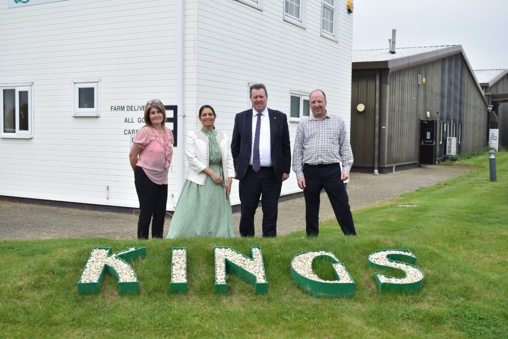 Priti secures visit from Farming Minister at the historic Kings Seeds