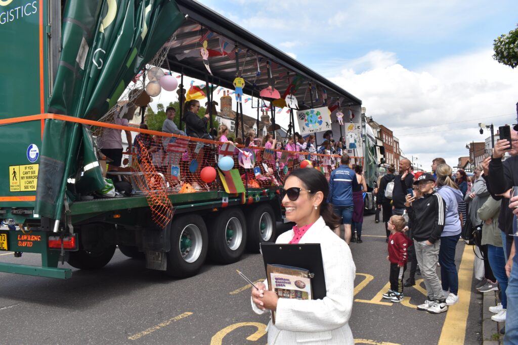 Priti Patel attends ‘Wonderful Witham Carnival’