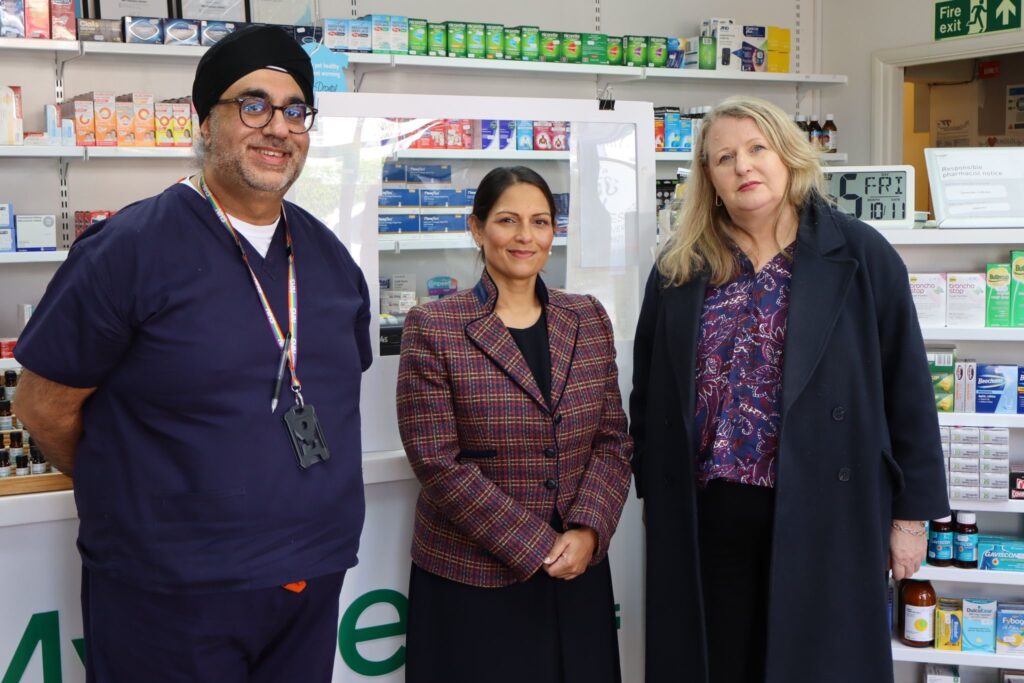 Witham MP visits Tollesbury Pharmacy to discuss the future of the sector