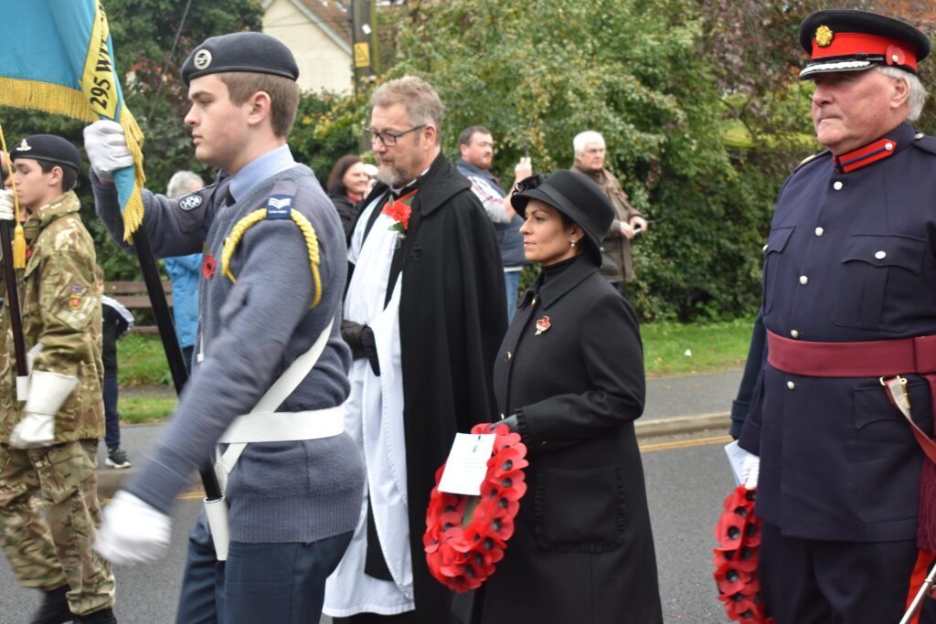 Local MP and town pays tribute to the Fallen