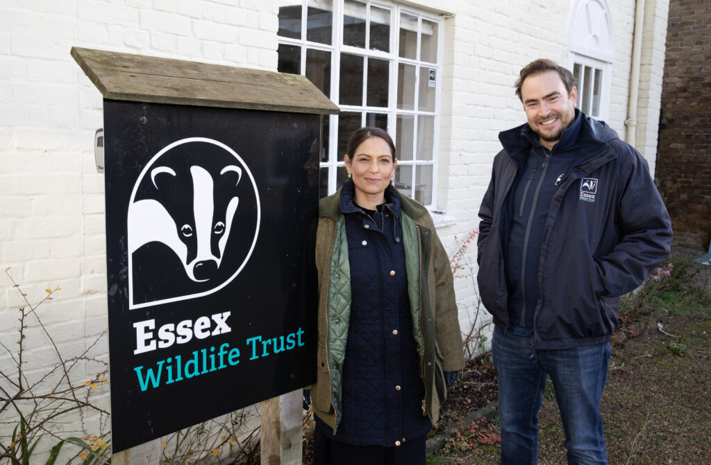 Essex Wildlife Trust hosts MP at Abbotts Hall nature reserve